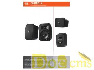 美國JBL CONTROL X工程會議音箱